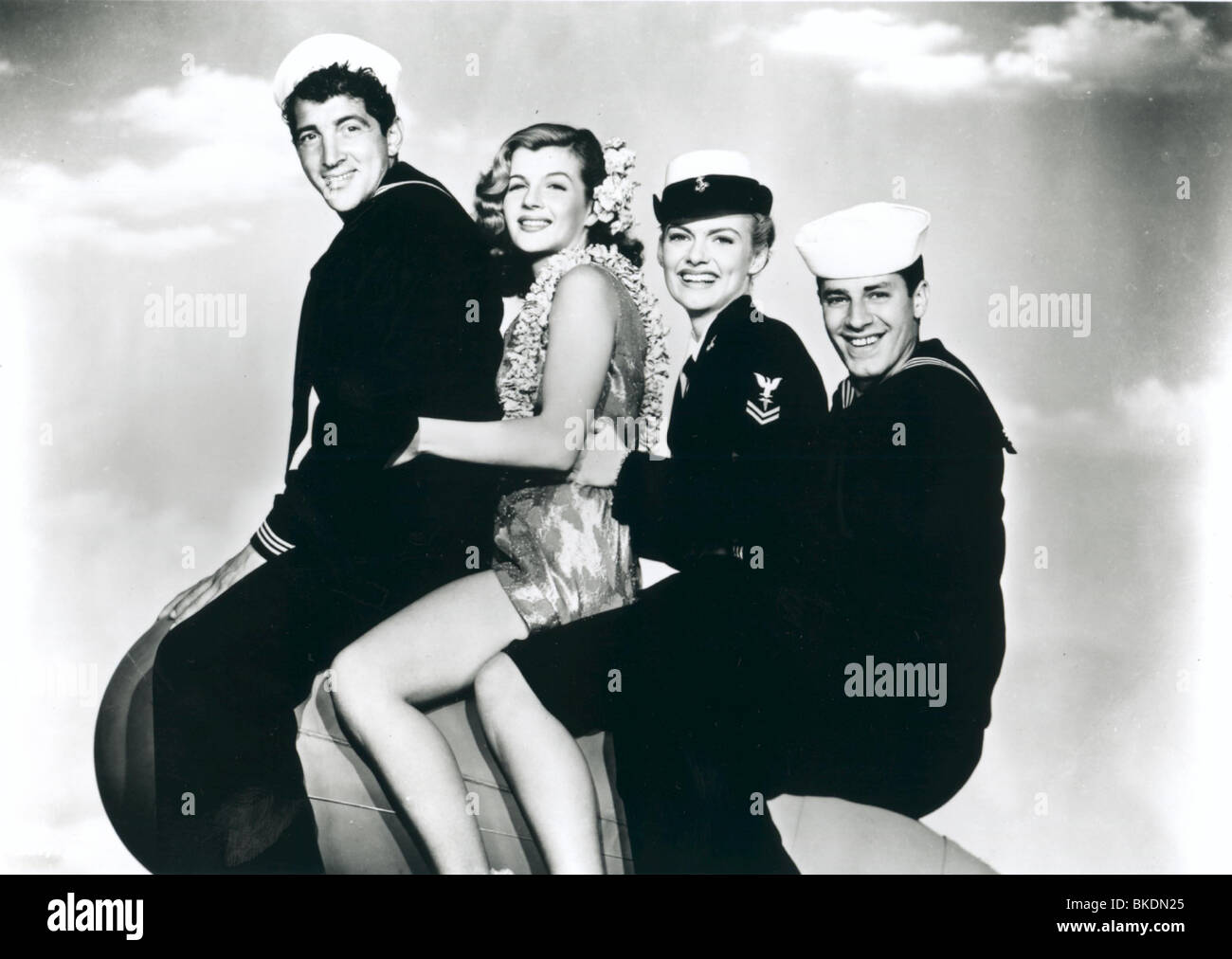 SAILOR BEWARE (1951) DEAN MARTIN, CORINNE CALVET, MARION MARSHALL, JERRY LEWIS SABE 001P Stock Photo