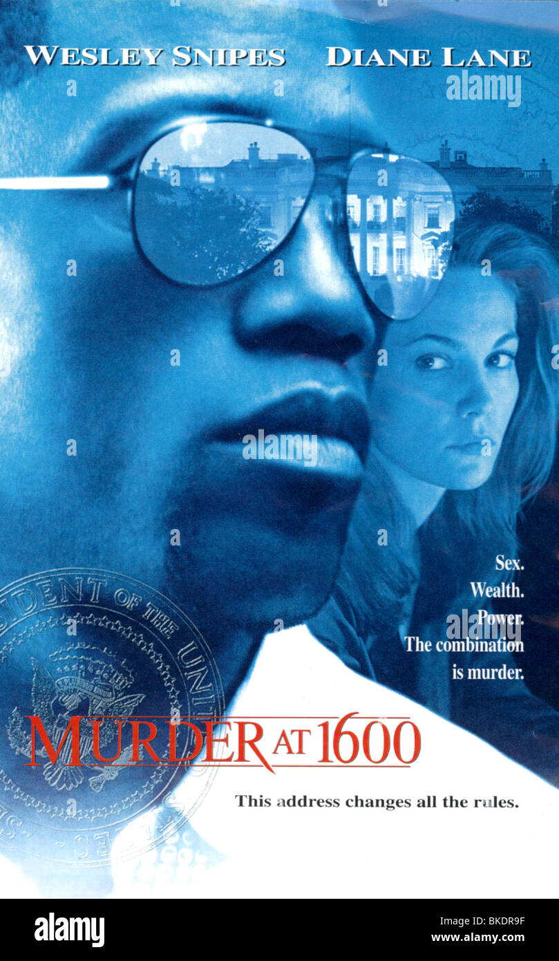 MURDER AT 1600 -1997 POSTER Stock Photo