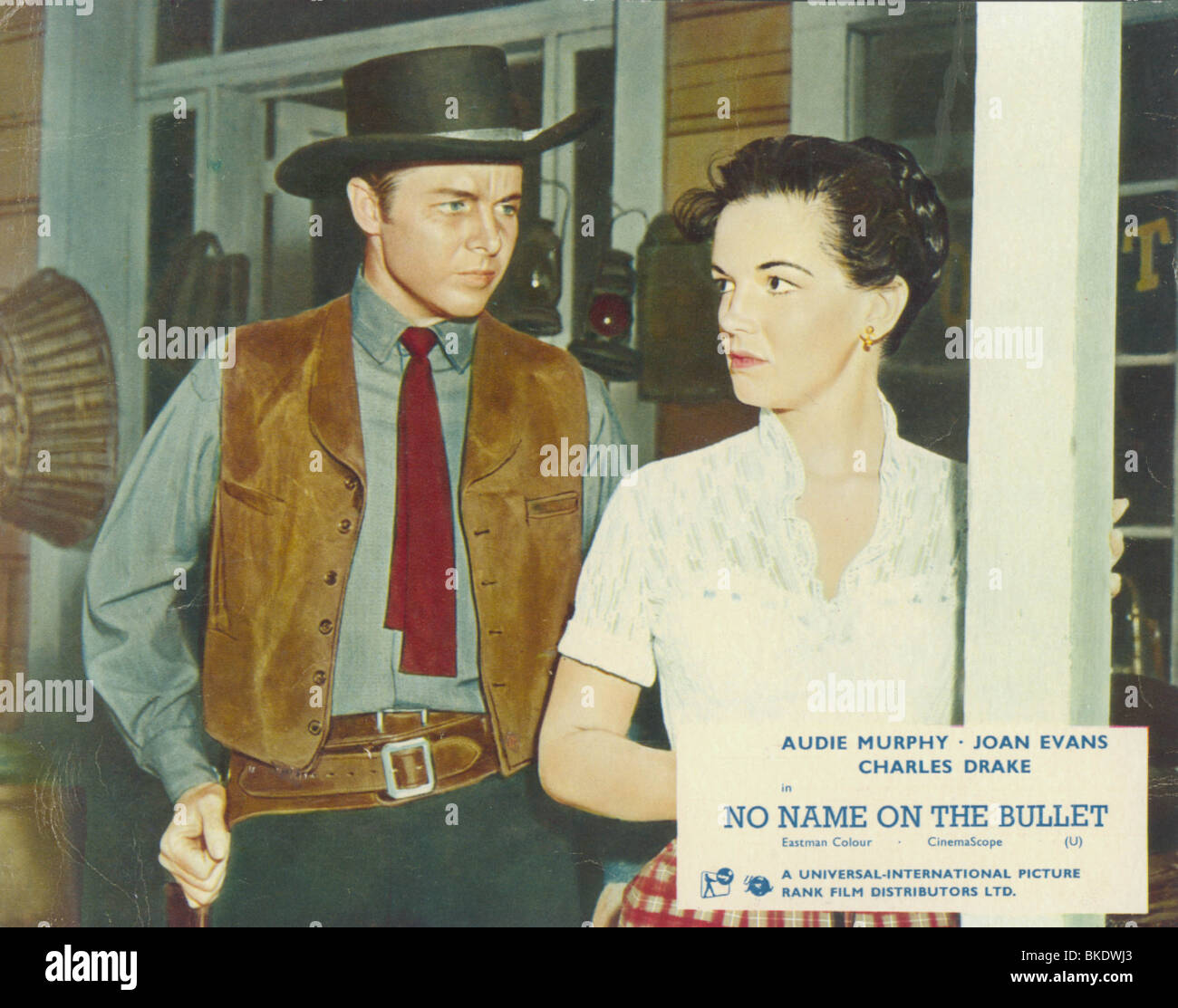 NO NAME ON THE BULLET (1958) AUDIE MURPHY, JOAN EVANS NNOB 001FOH Stock  Photo - Alamy