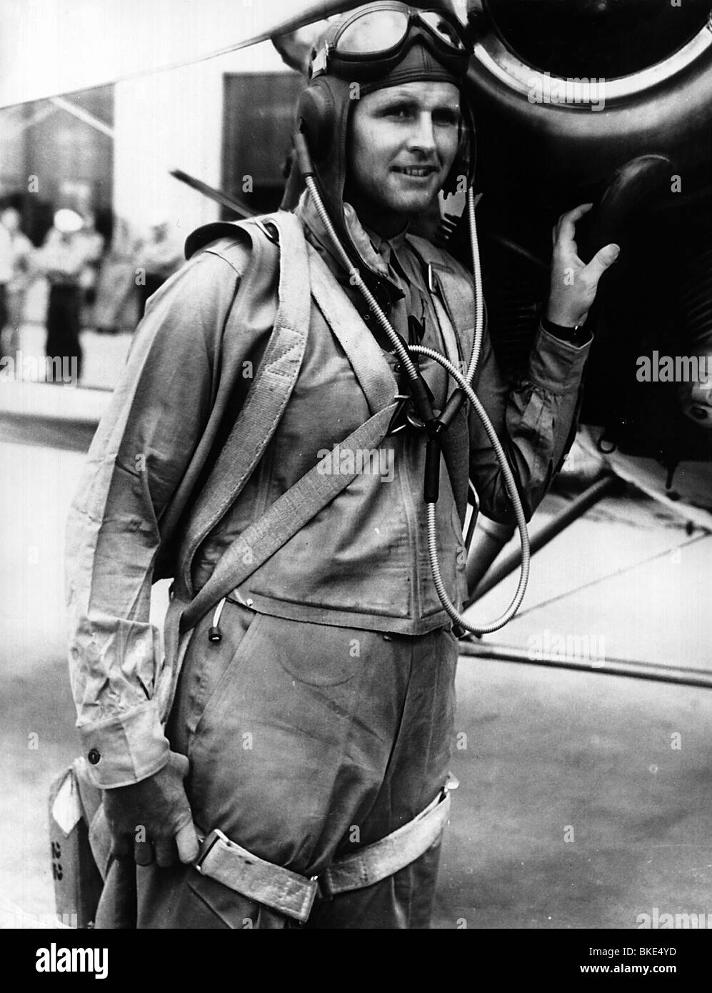 Kennedy, Joseph P., Jr., 25.7.1915 - 12.8.1944, elder brother of John F., World War II pilot, half length, circa 1941, Stock Photo