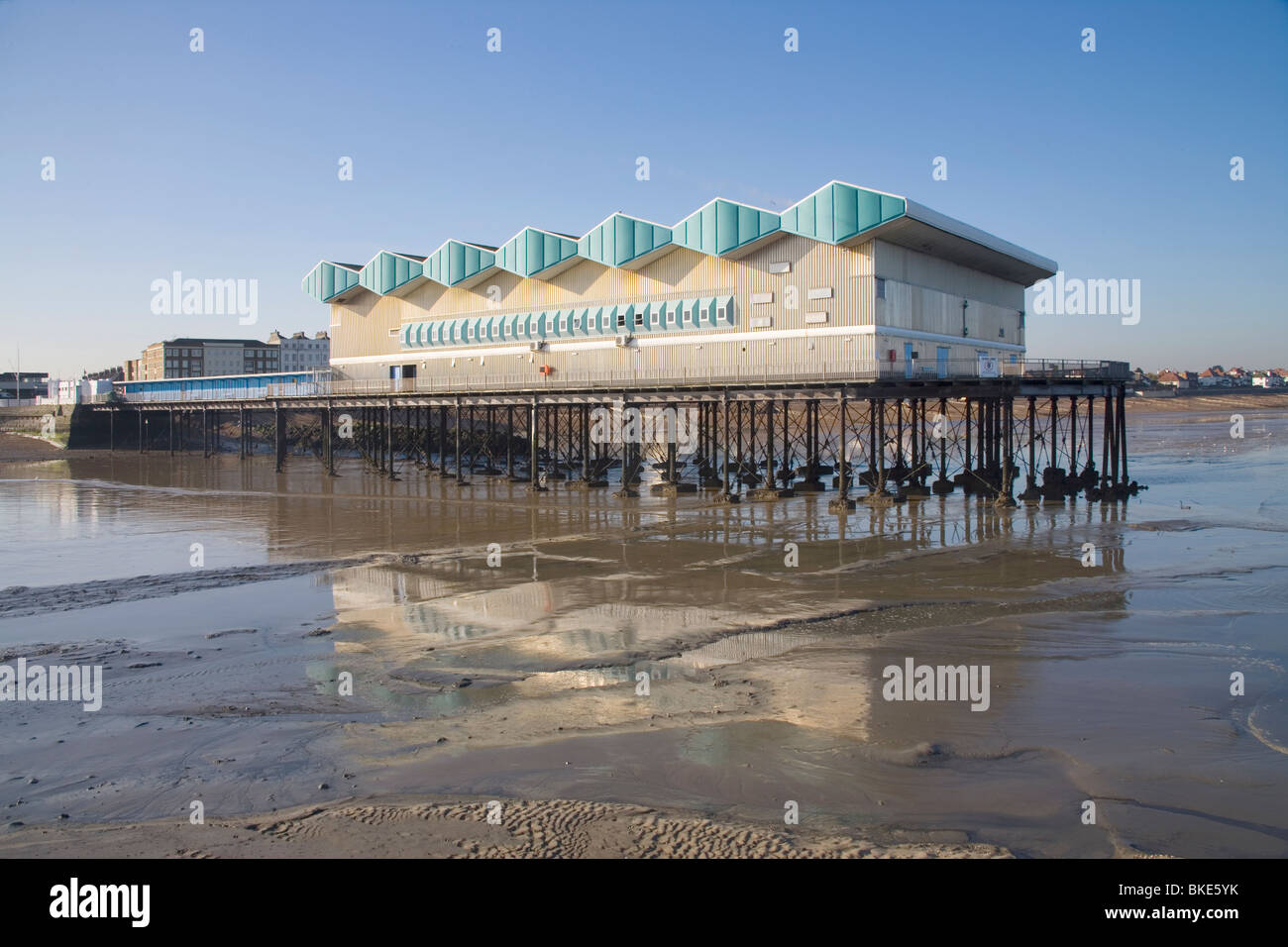 Beach Pier Herne Bay Kent High Resolution Stock Photography and Images