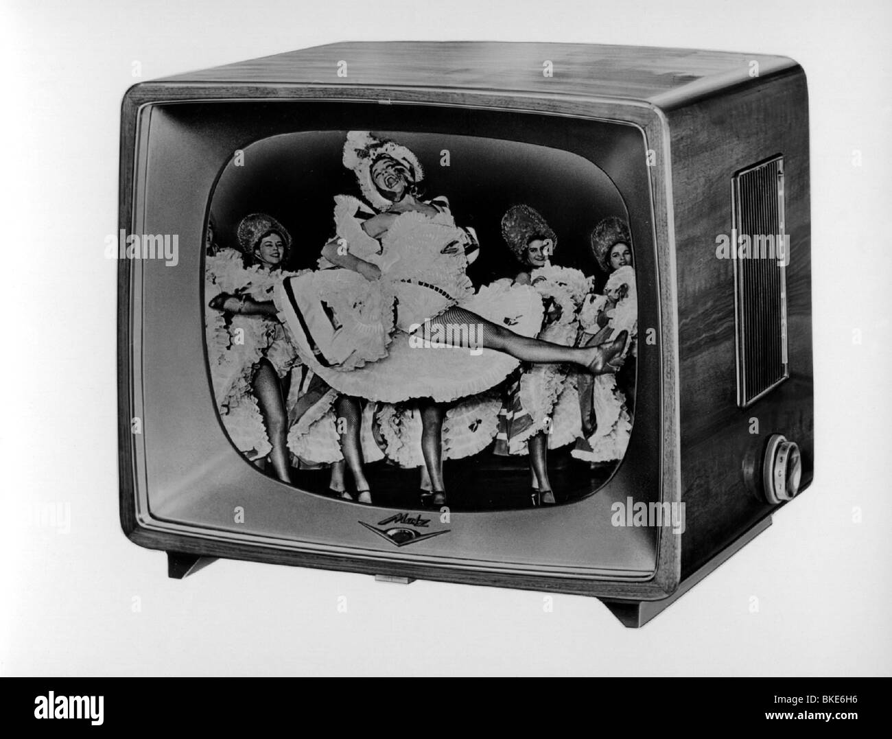 broadcast, television, television set, Metz 923 / 963 R, 1950s, , Stock Photo
