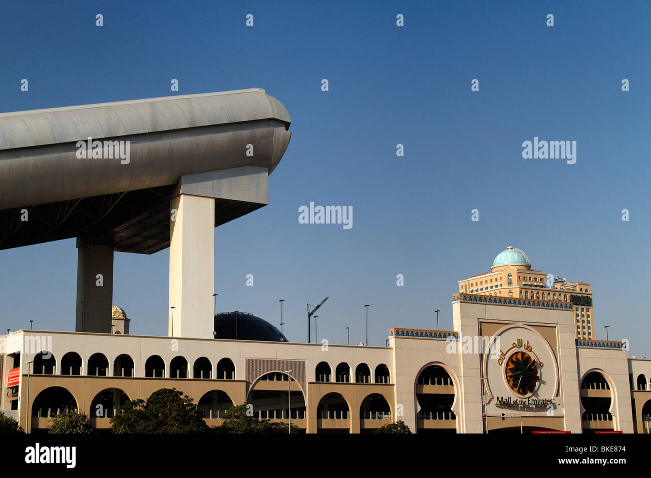 Facade of Mall of Emirates and Ski Dubai , shopping mall , Dubai, Stock Photo