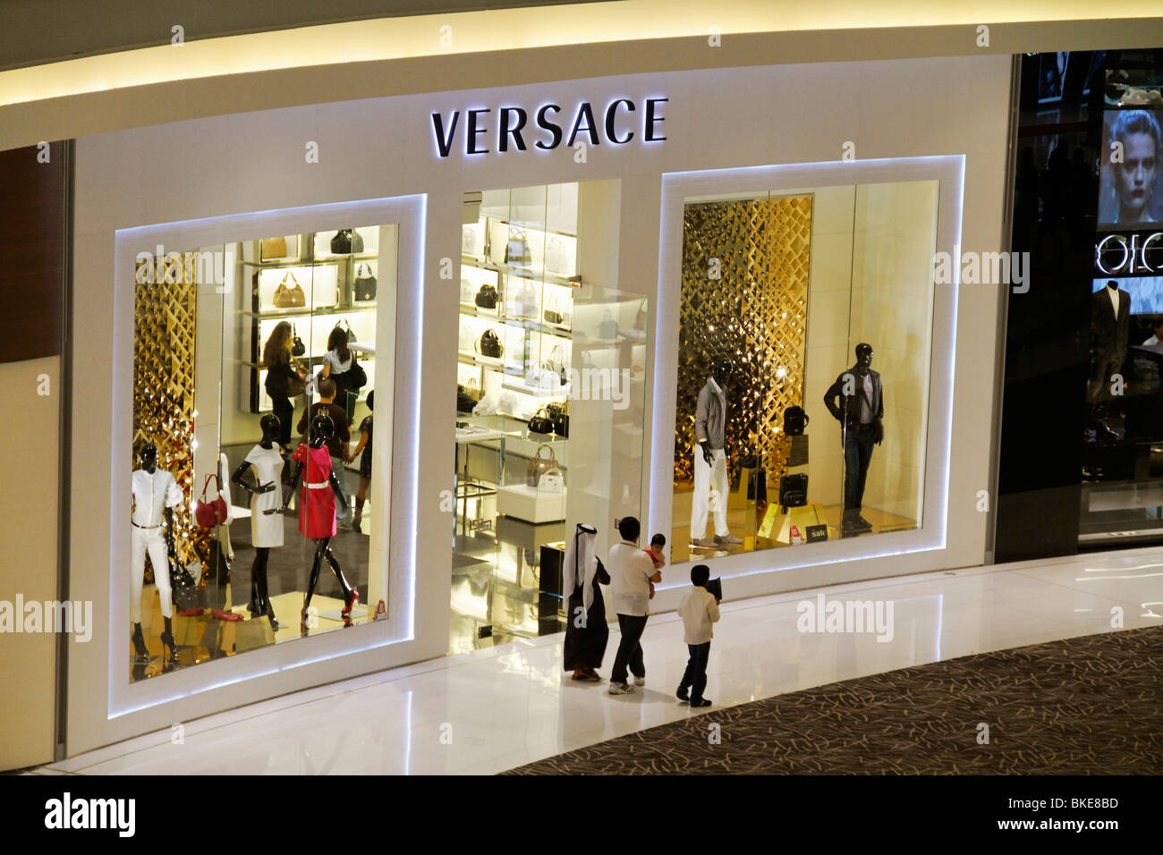 Versace Shop High Resolution Stock Photography and Images - Alamy