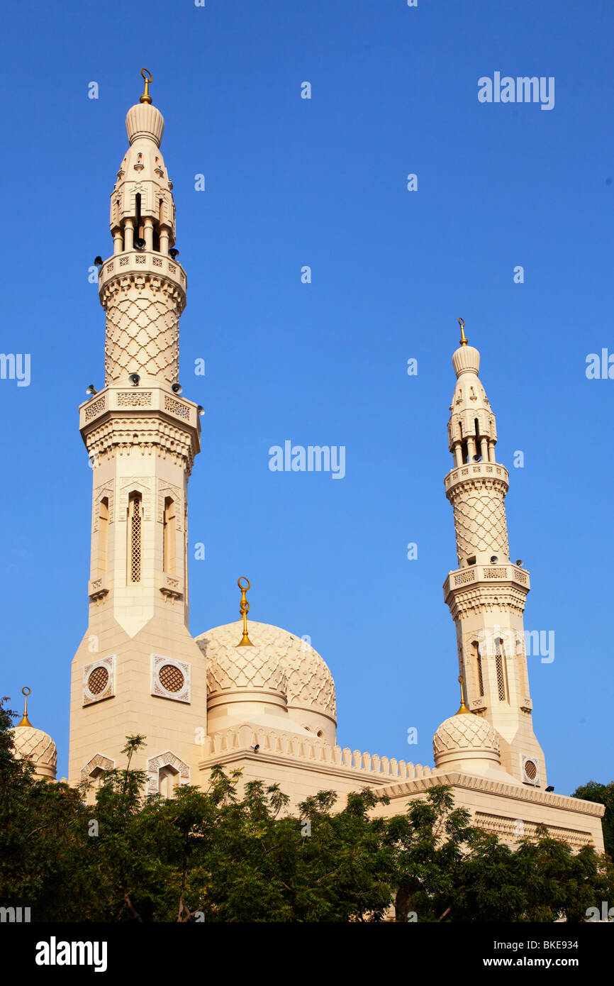 Jumeirah Mosque , Dubai, United Arab Emirates Stock Photo