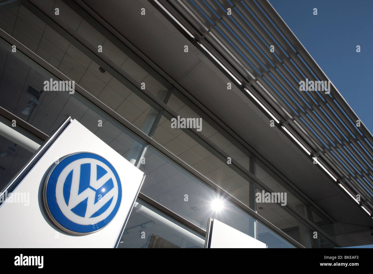 VW Dealership, Birmingham Stock Photo Alamy