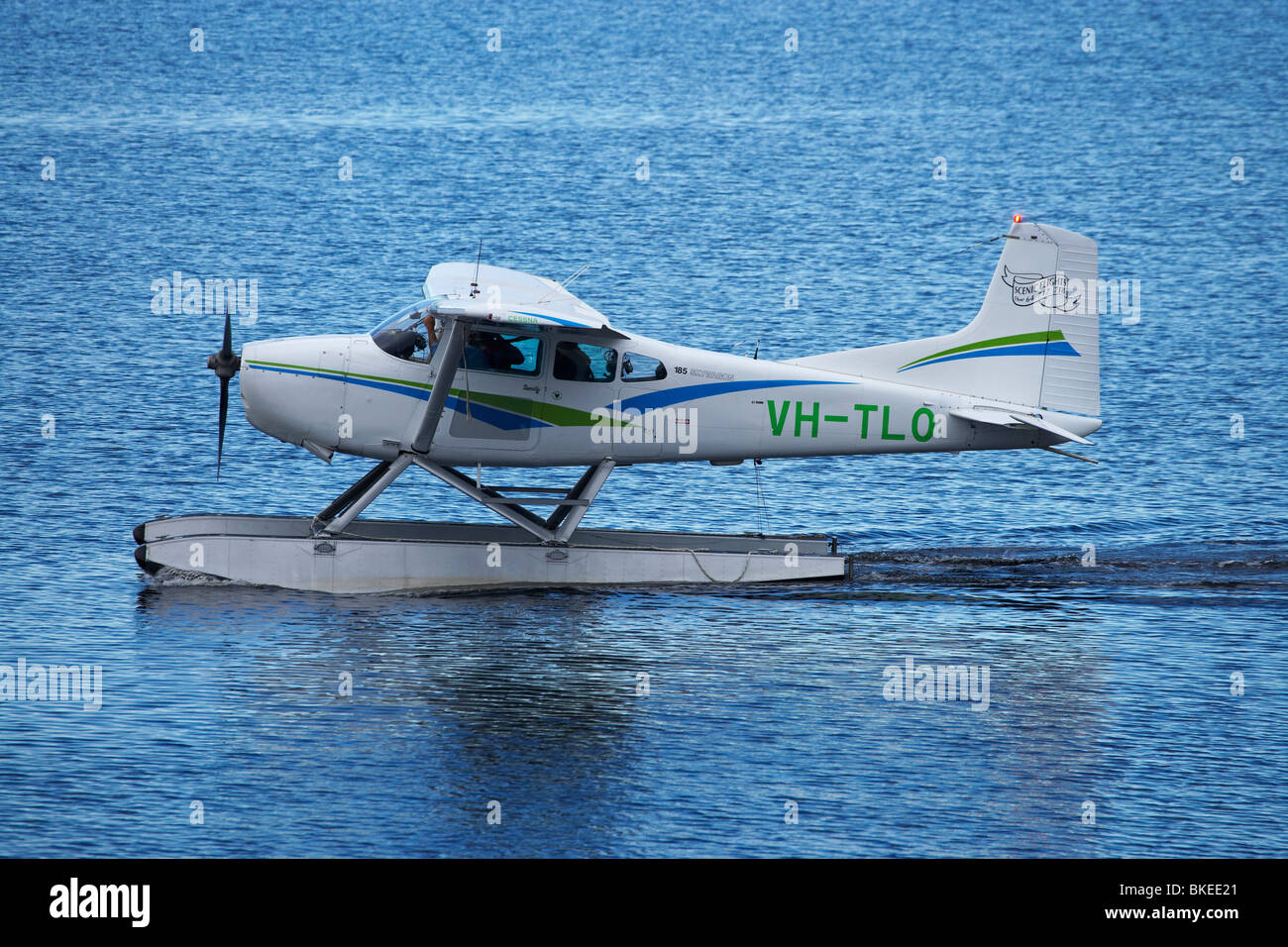 Float Plane, Macquarie Harbour, Strahan, Western Tasmania, Australia