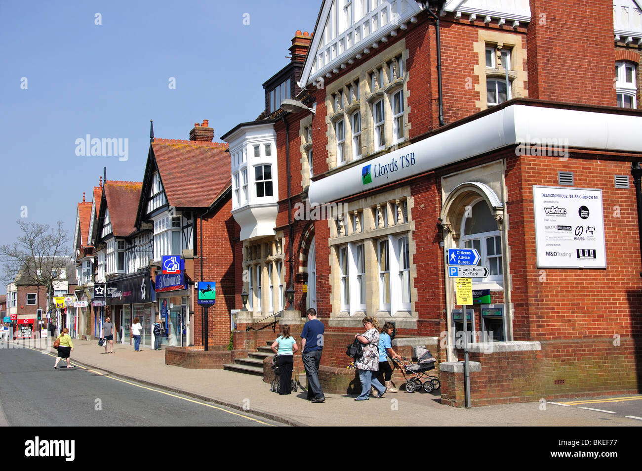 Church Road, Burgess Hill, West Sussex, England, United Kingdom Stock Photo  - Alamy