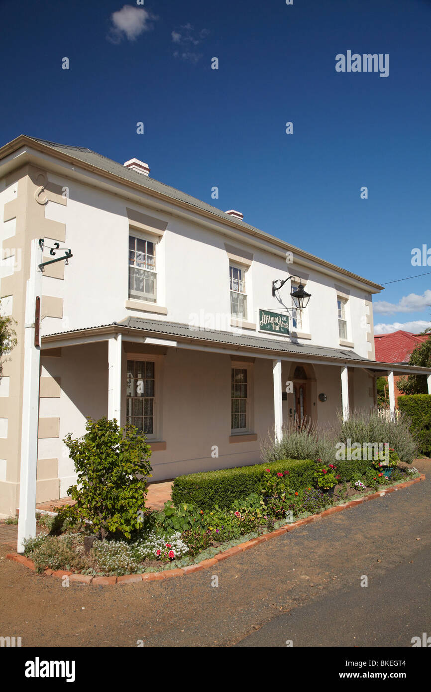 Wilmot Arms Inn (1843), Kempton, Heritage Highway, Midlands, Central Tasmania, Australia Stock Photo