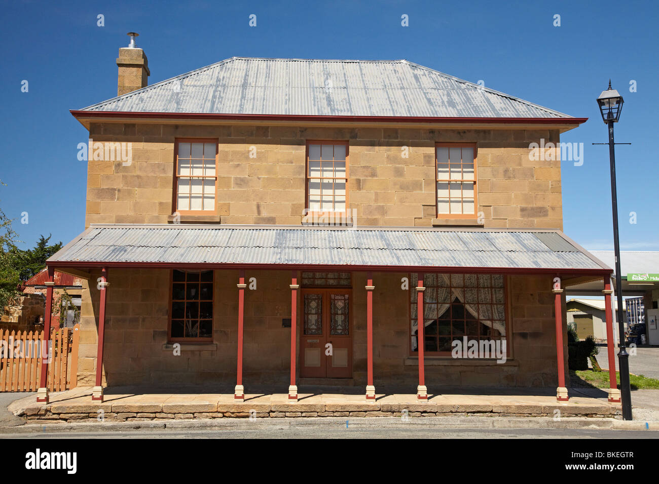 Historic Building, Oatlands, Midlands, Tasmania, Australia Stock Photo