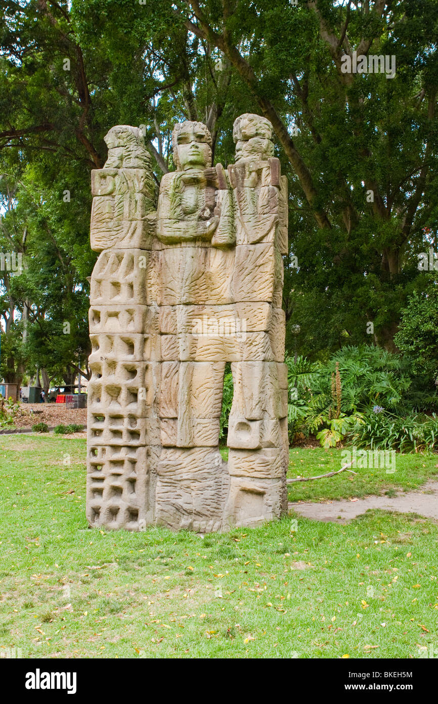 Sandstone statue in Hyde Park, Sydney Stock Photo Alamy