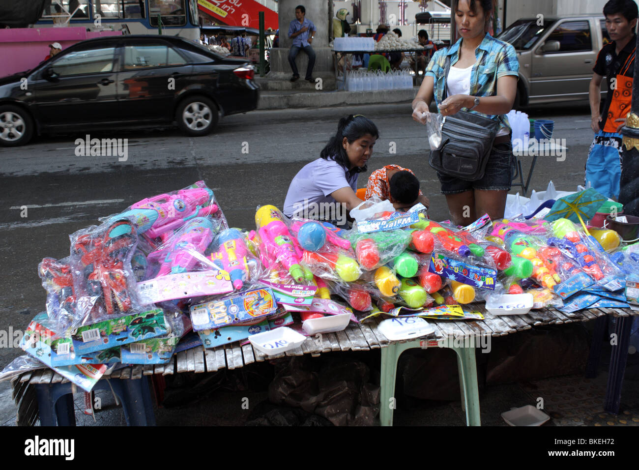 Songkran Festival Bangkok Thailand Stock Photo Alamy