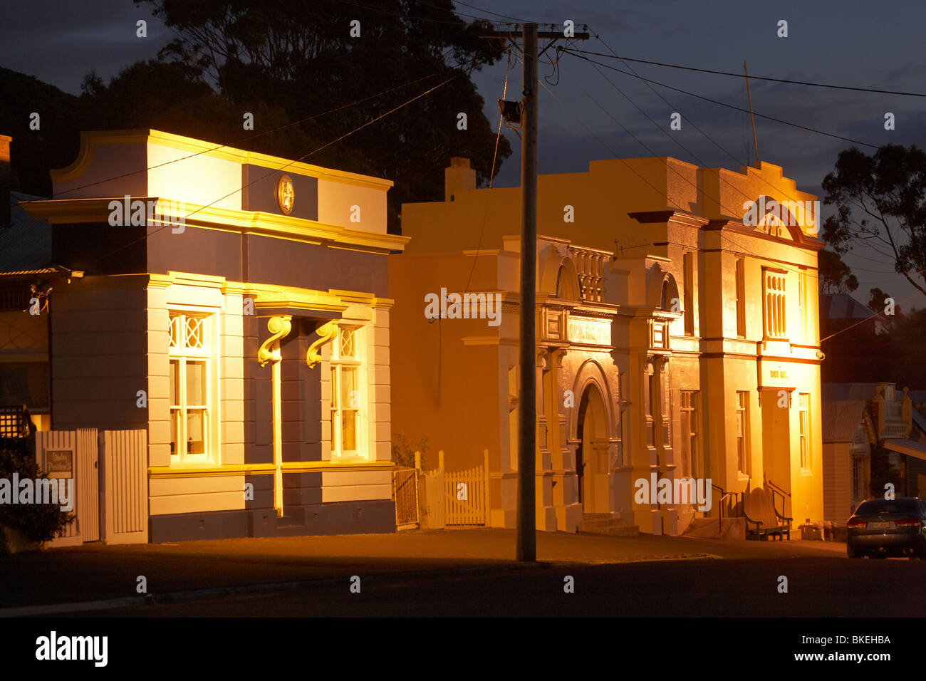 Historic Buildings, Church Street, Stanley, Northwest Tasmania