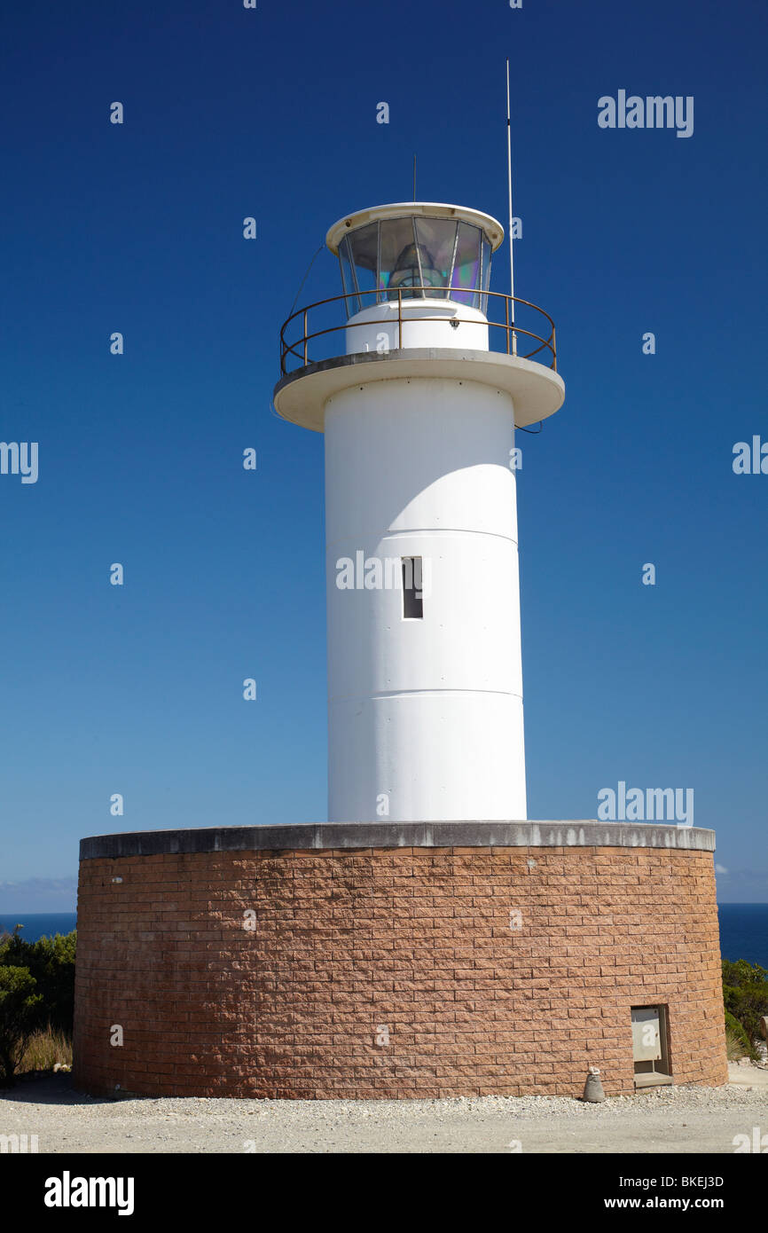 Lighthouse, Bluff Hill Point, North Western Tasmania, Australia Stock