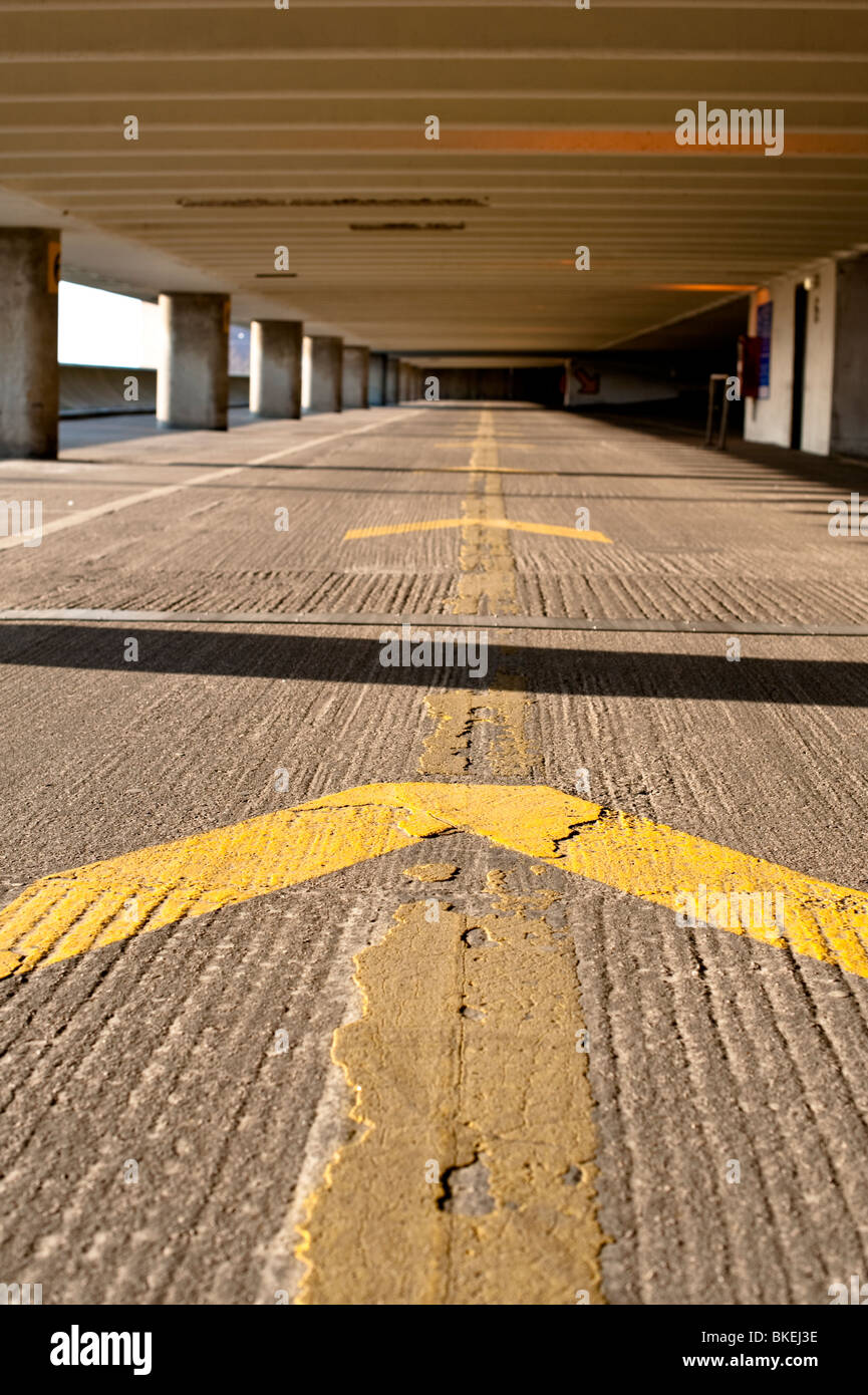 Way Forward in Preston Bus Station Car Park Stock Photo Alamy