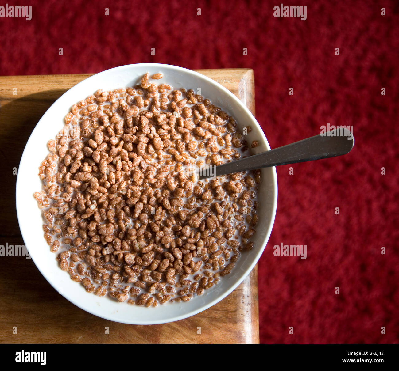 Coco Pops breakfast cereal in bowl Stock Photo - Alamy