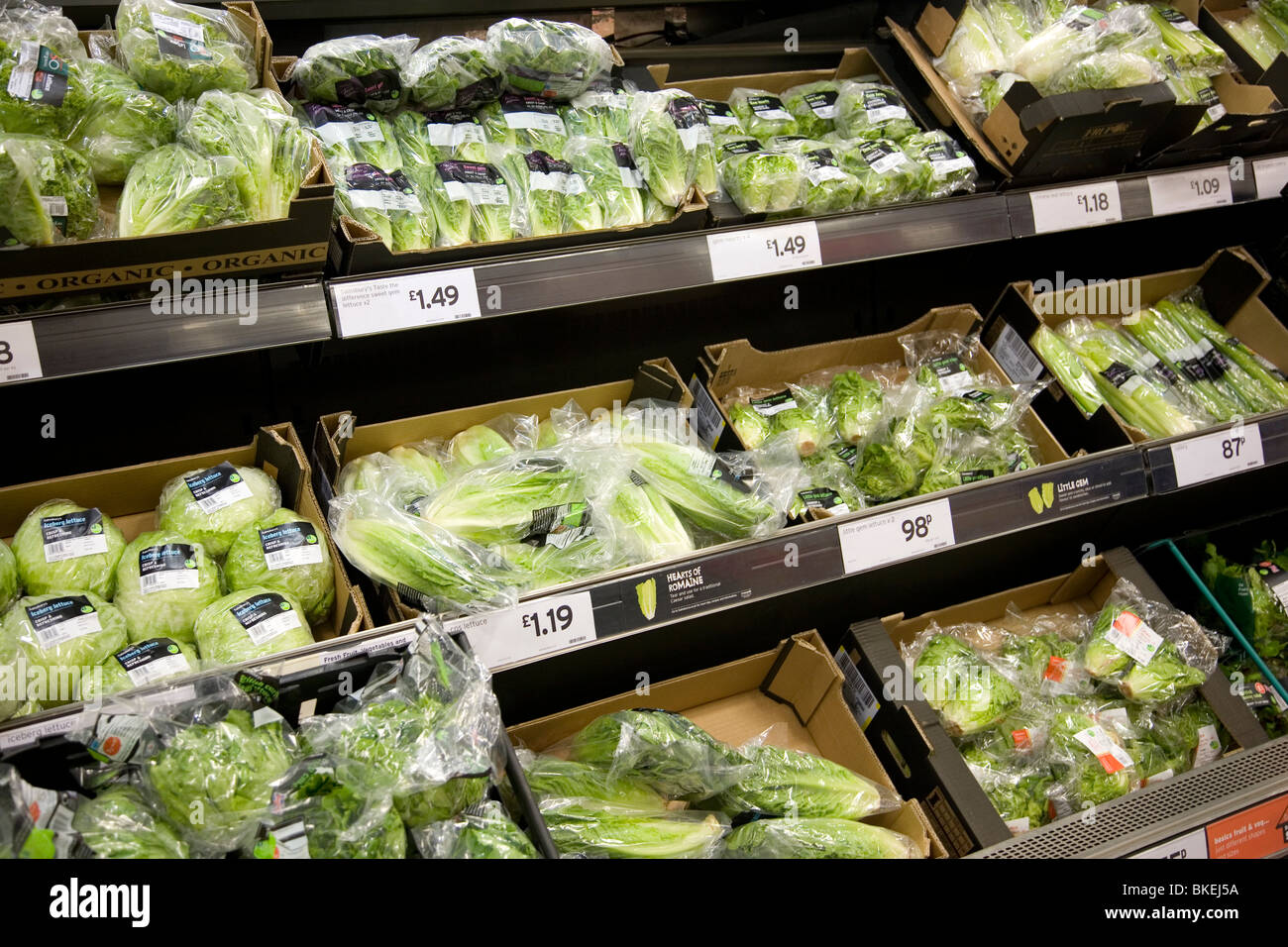 Sainsburys Store Shelves High Resolution Stock Photography and Images