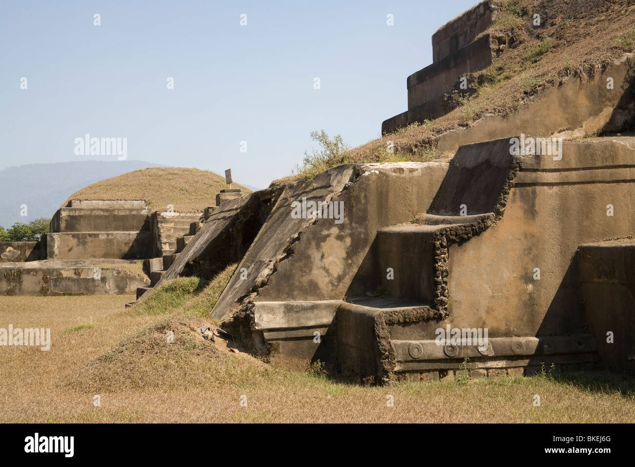 The San Andres Mayan ruins in the valley of Zapotitán, El Salvador