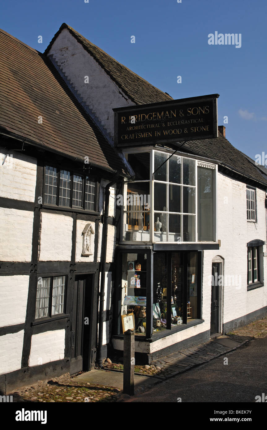 R. Bridgeman shop in Quonians, Lichfield, Staffordshire, England, UK Stock Photo