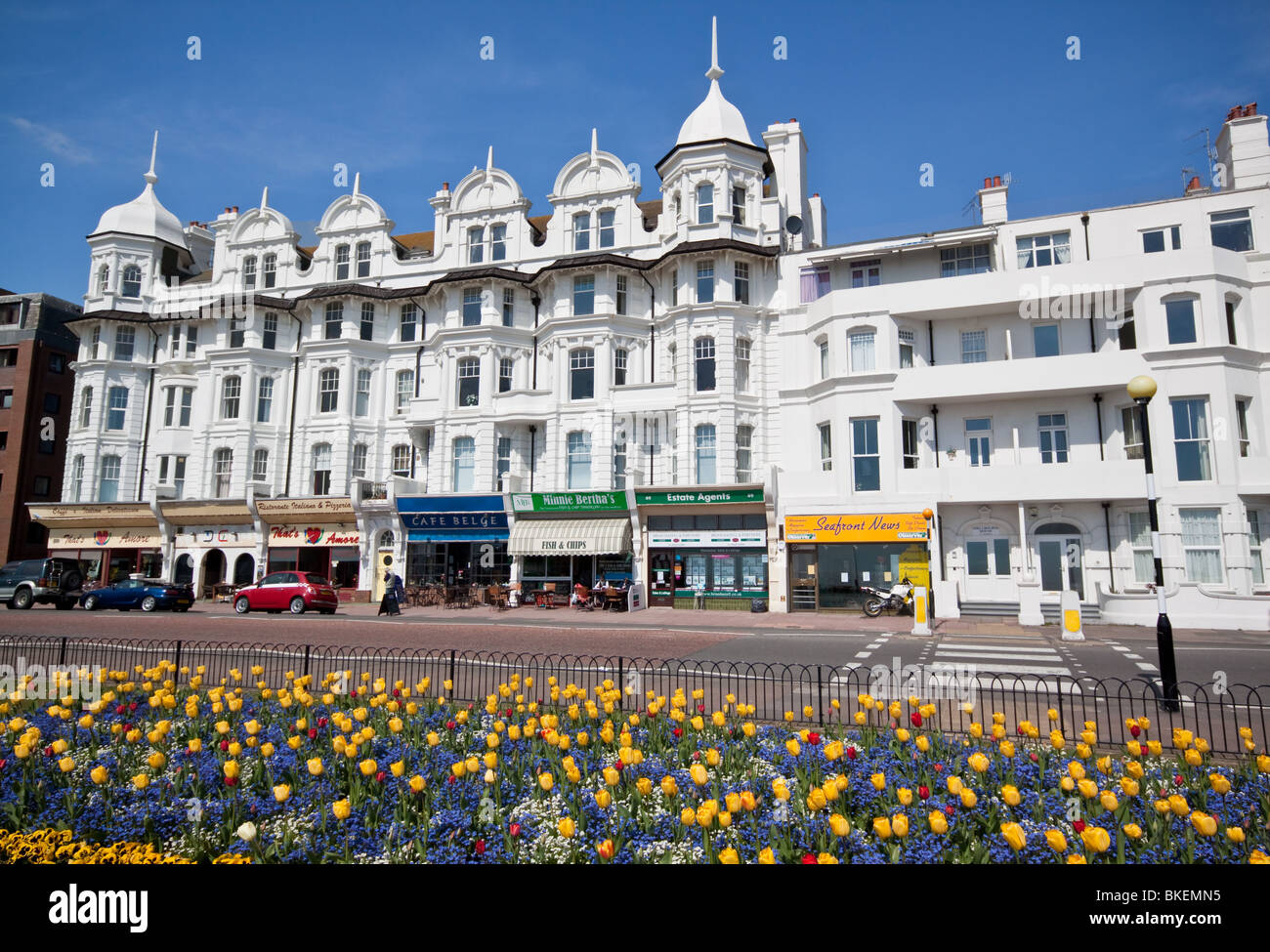 Seafront Buildings in Bexhill on Sea East Sussex Stock Photo Alamy