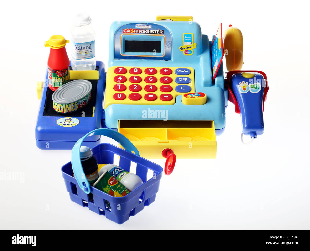 toys, till,register, exchequer, pay desk, counter Stock Photo Alamy