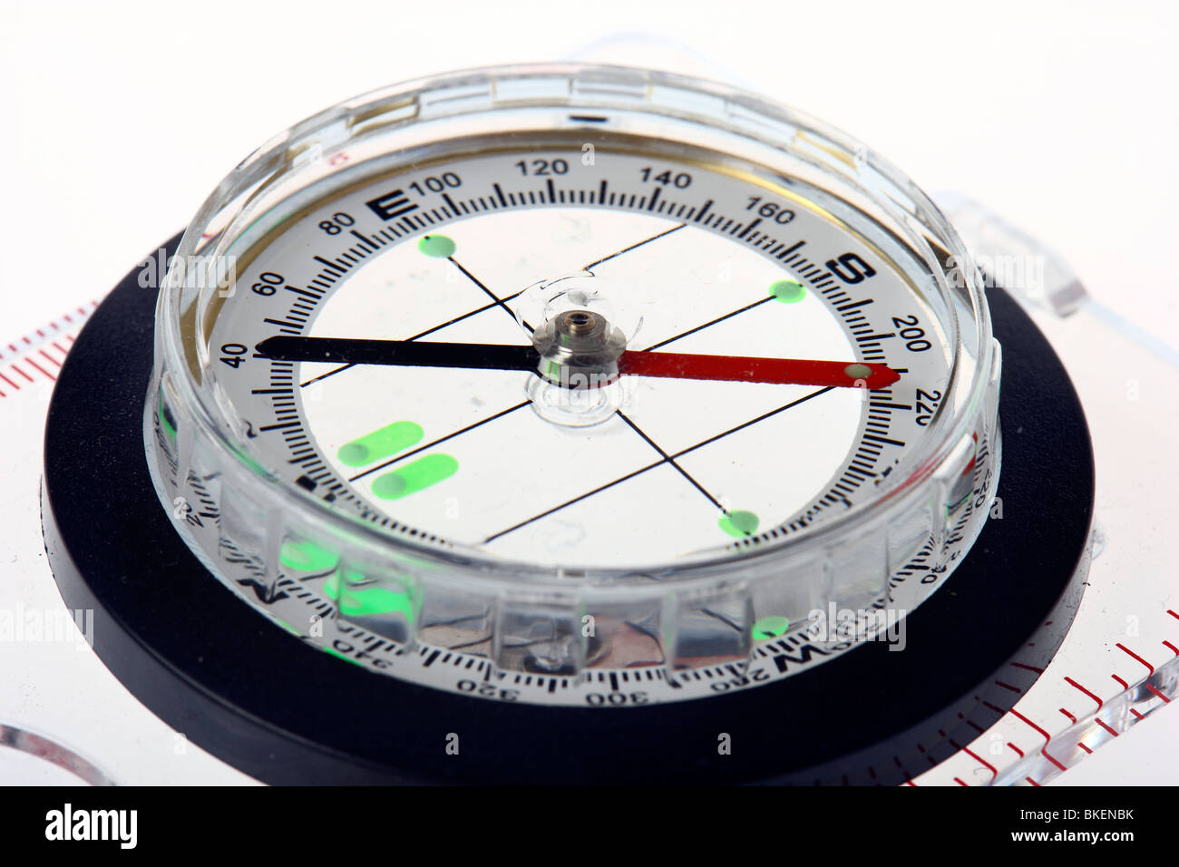 compass, lunatic compass, you can read over the cross hairs and the ...