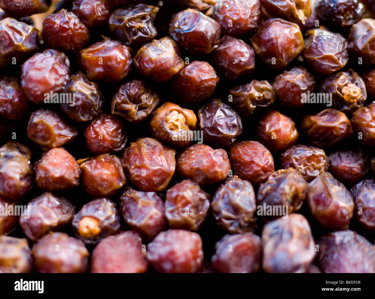 Dates on sale at a market in Istanbul, Turkey. Stock Photo
