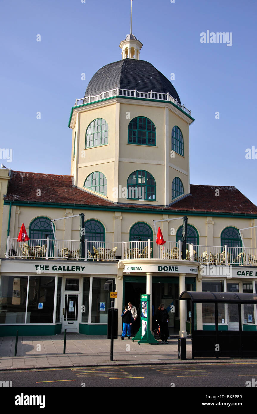 The Dome Cinema on waterfront, Worthing, West Sussex, England, United Kingdom Stock Photo