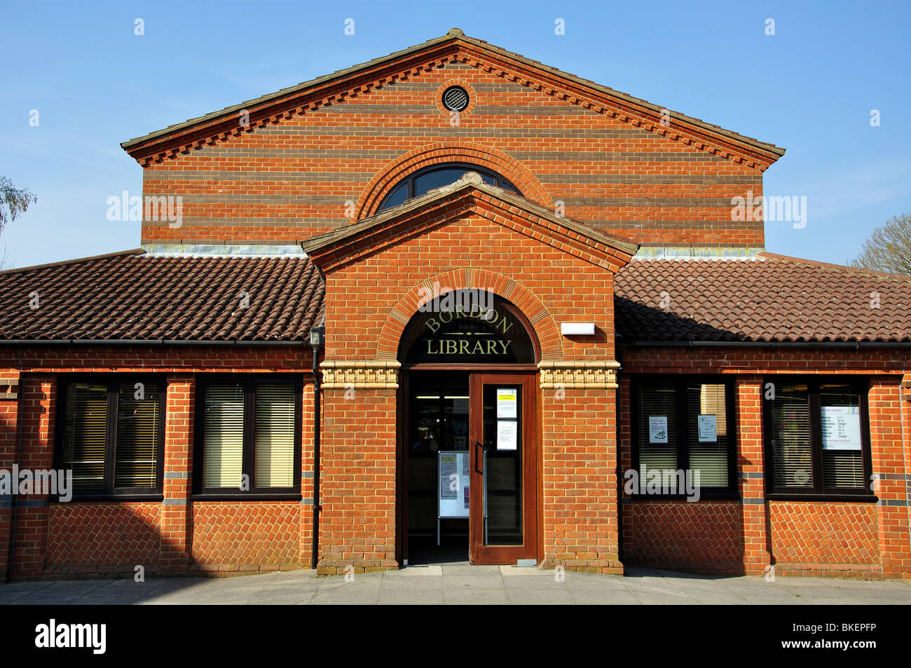 Bordon Library, Whitehill & Bordon, Hampshire, England, United Kingdom Stock Photo