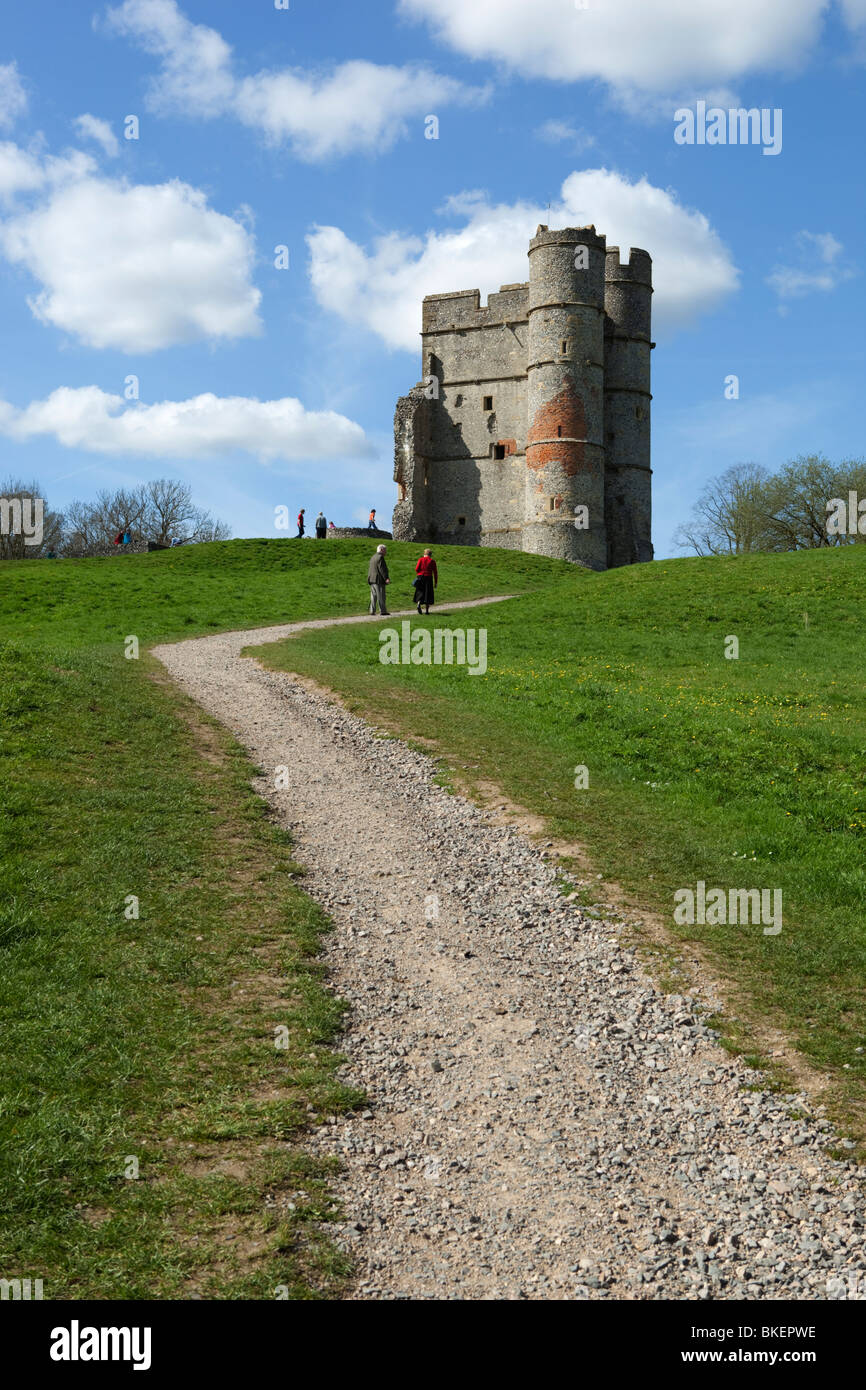 Ruins of Donnington Castle Stock Photo