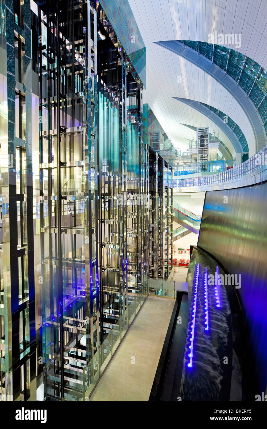 The modern Emirates Terminal 3, Dubai International Airport, Dubai, United Arab Emirates, UAE