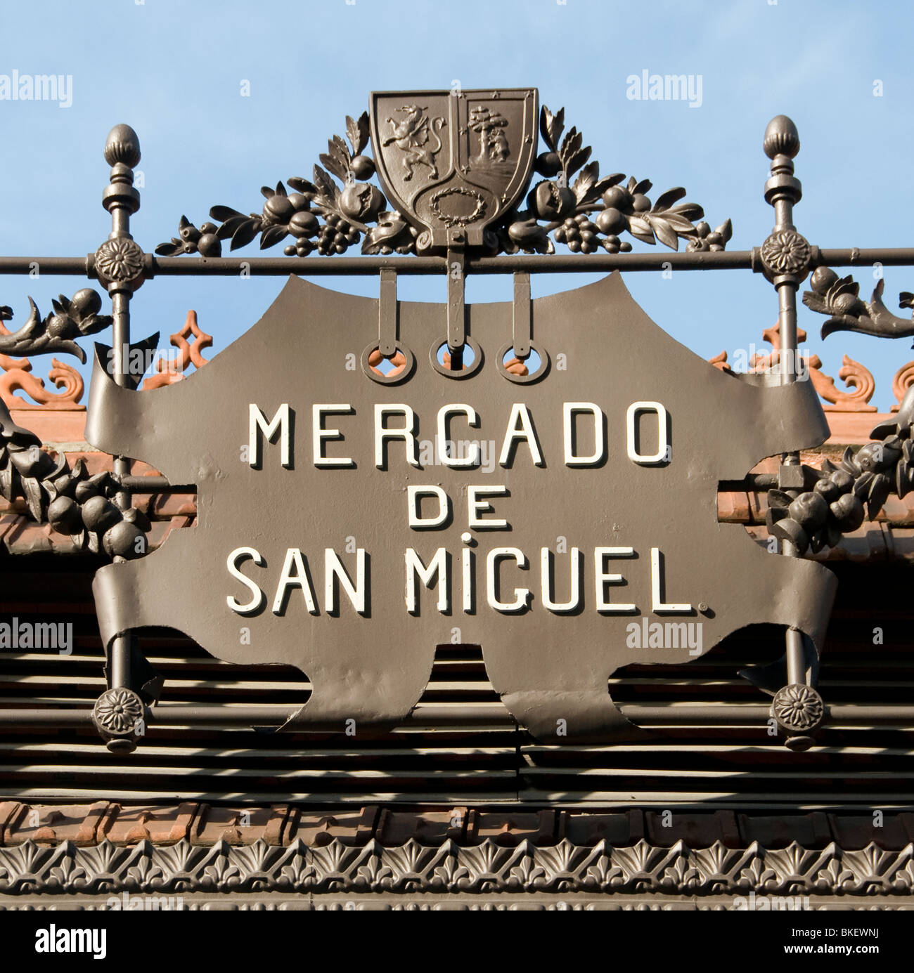 Mercado de San Miguel Market Madrid Spain City Town Spanish Stock Photo