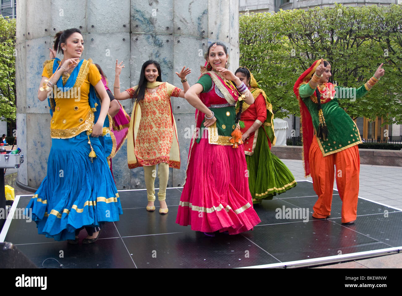 Vaisakhi Sikh New Year Festival celebrations canary wharf london Stock