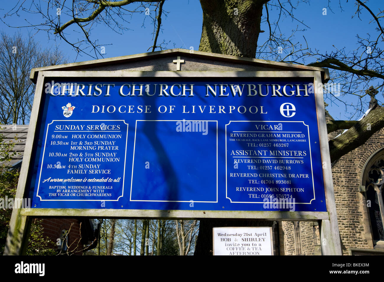 "Christ Church" Newburgh, Lancashire Stock Photo Alamy