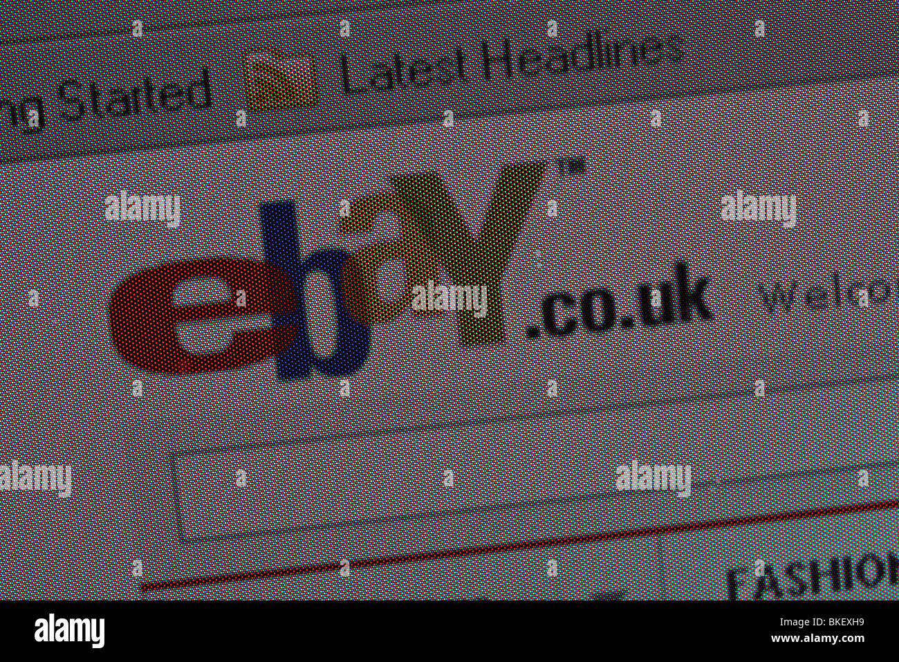 Ebay.co.uk website - editorial use only Stock Photo - Alamy