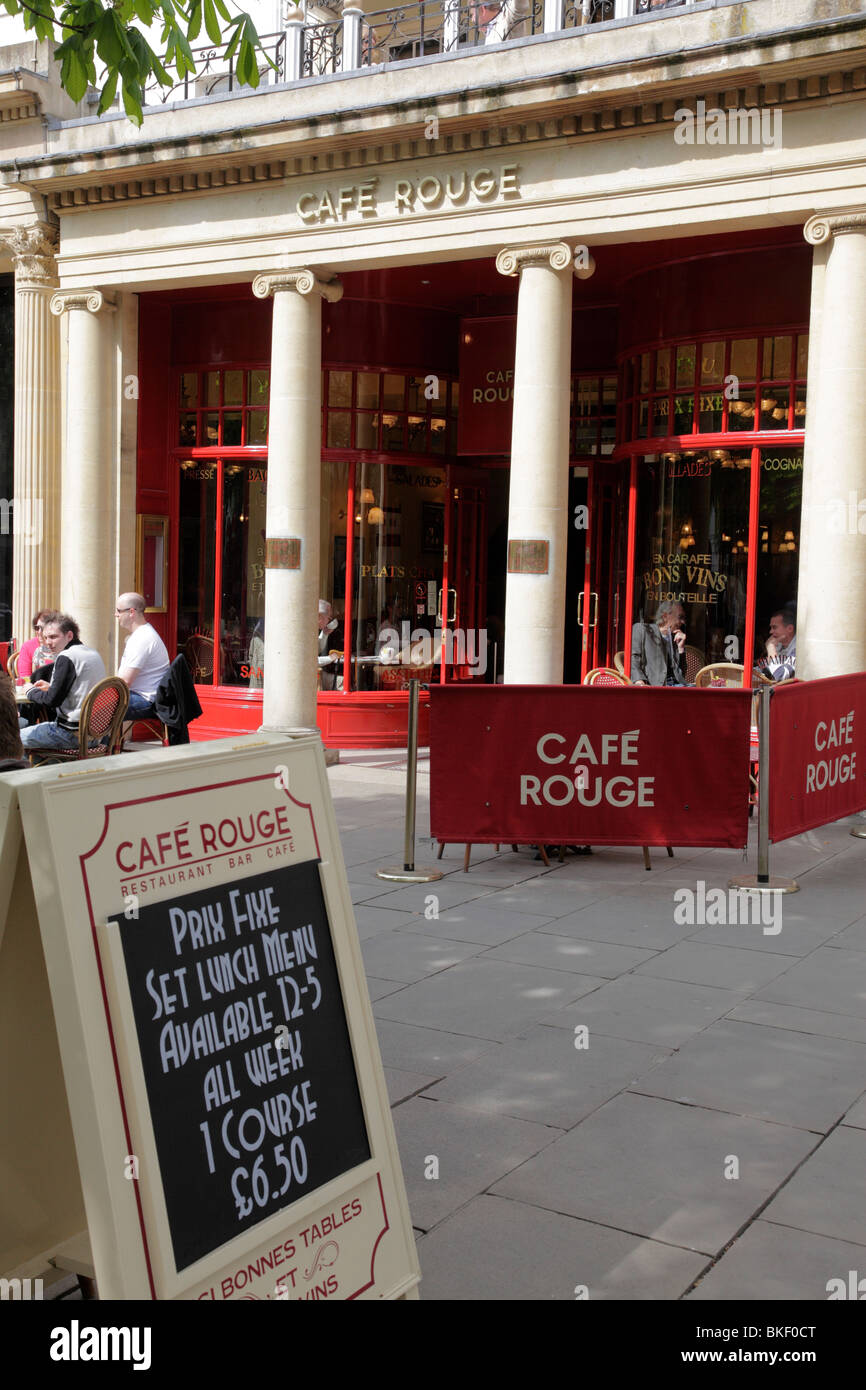 facade of cafe rouge on the promenade cheltenham uk Stock Photo
