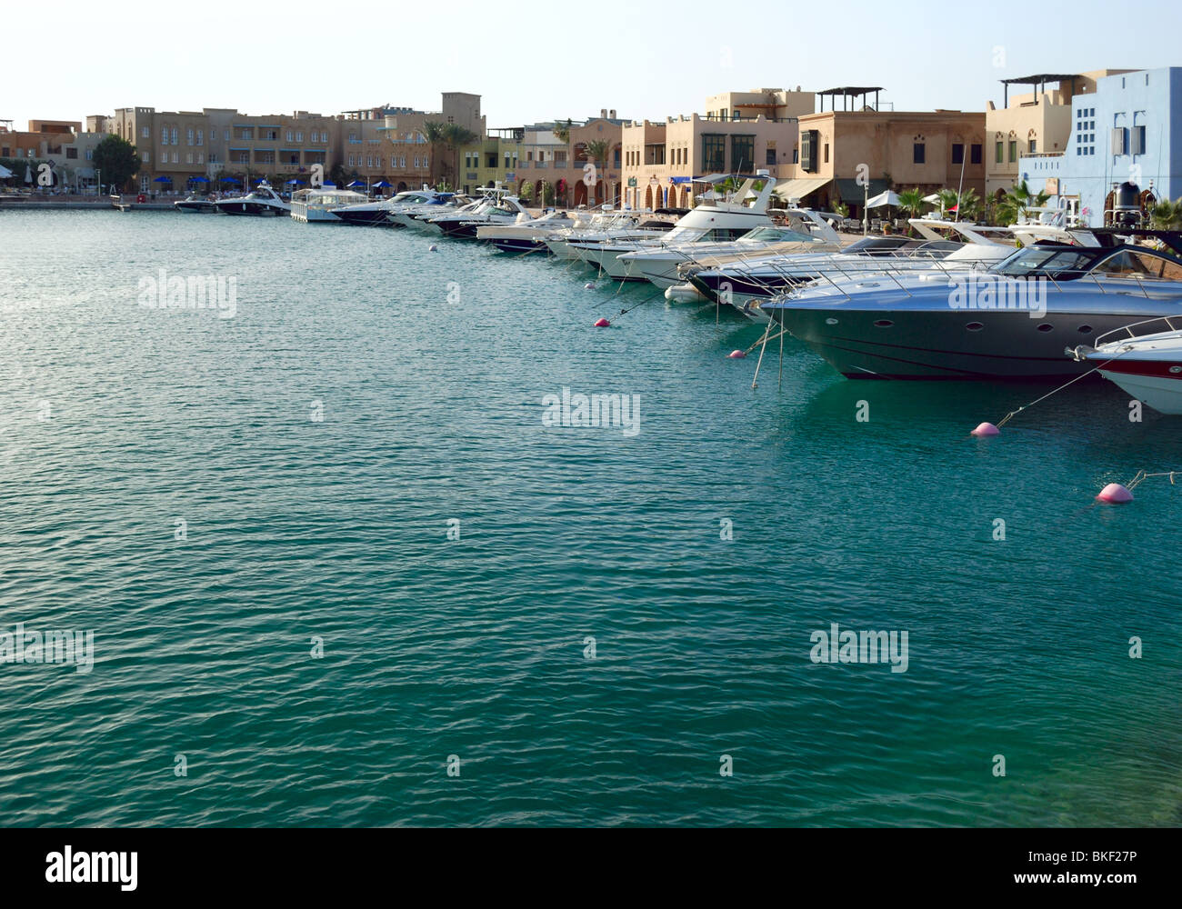 Yacht moorage Stock Photo