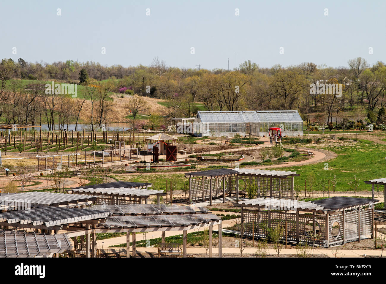 Powell Gardens in Kingsville, MO. Stock Photo