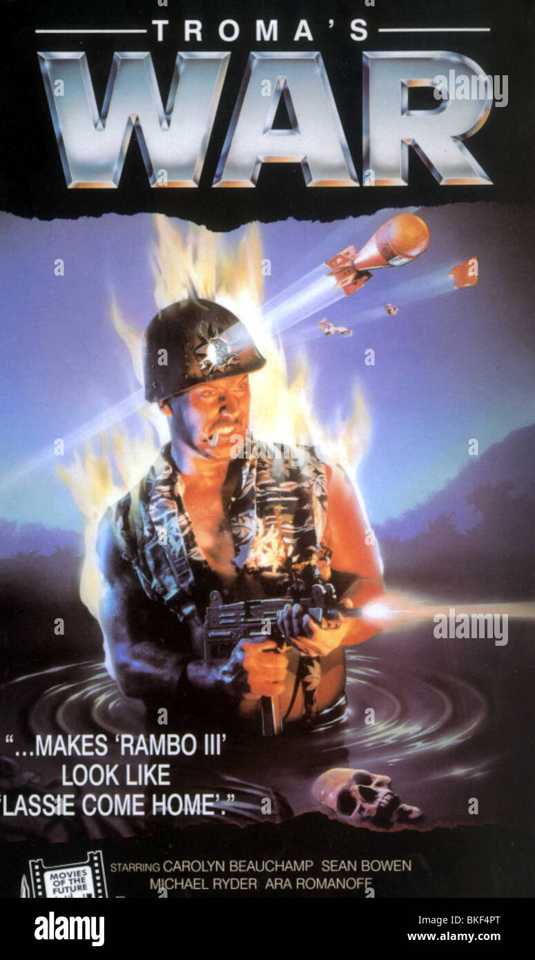 TROMA'S WAR (1988) TROMA INC POSTER TRWR 001VS Stock Photo