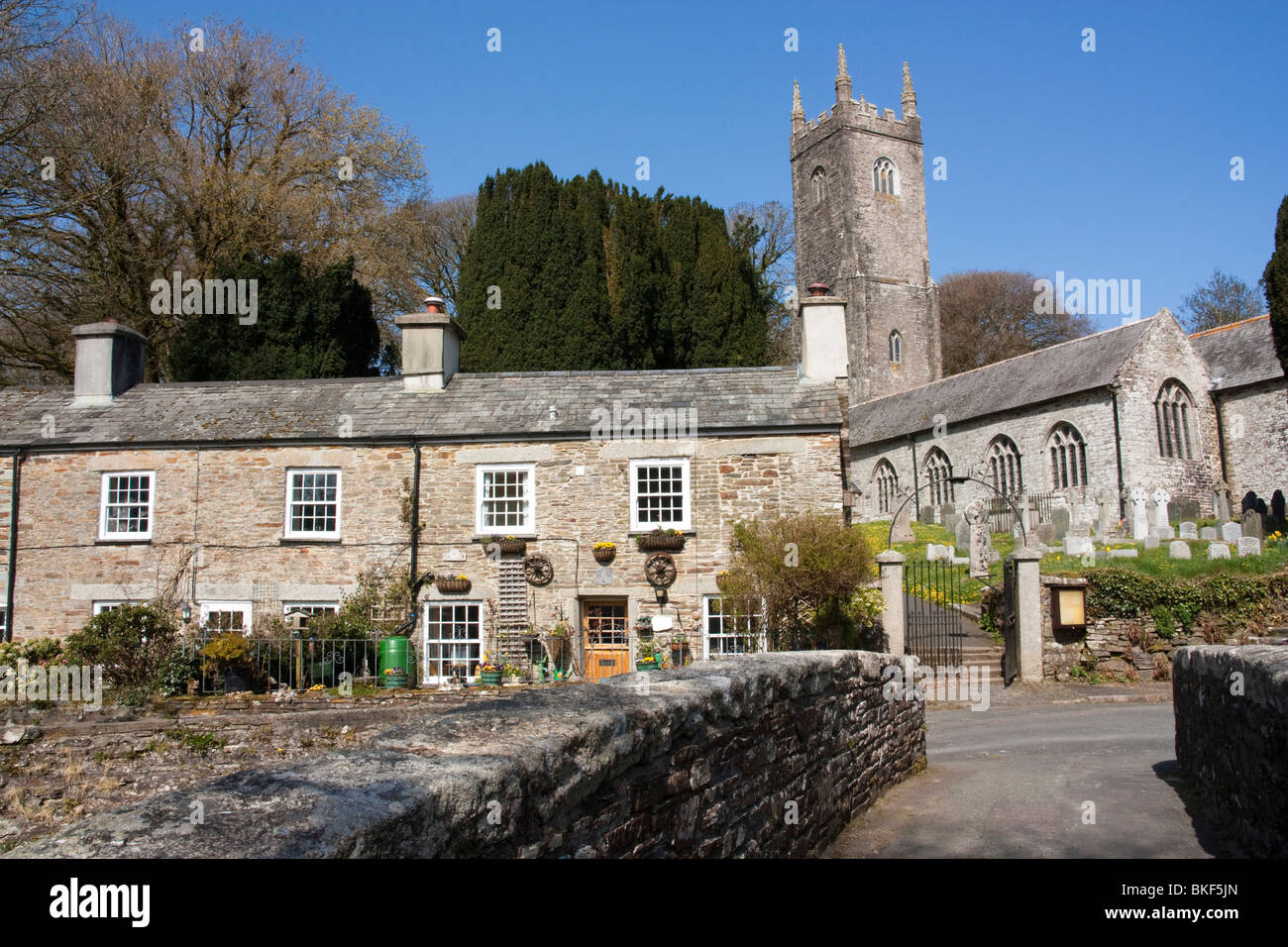 Church of St. Nonna, Altarnun Cornwall England Stock Photo - Alamy