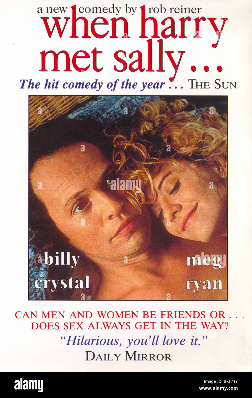 WHEN HARRY MET SALLY (1989) POSTER WHS 001VS Stock Photo