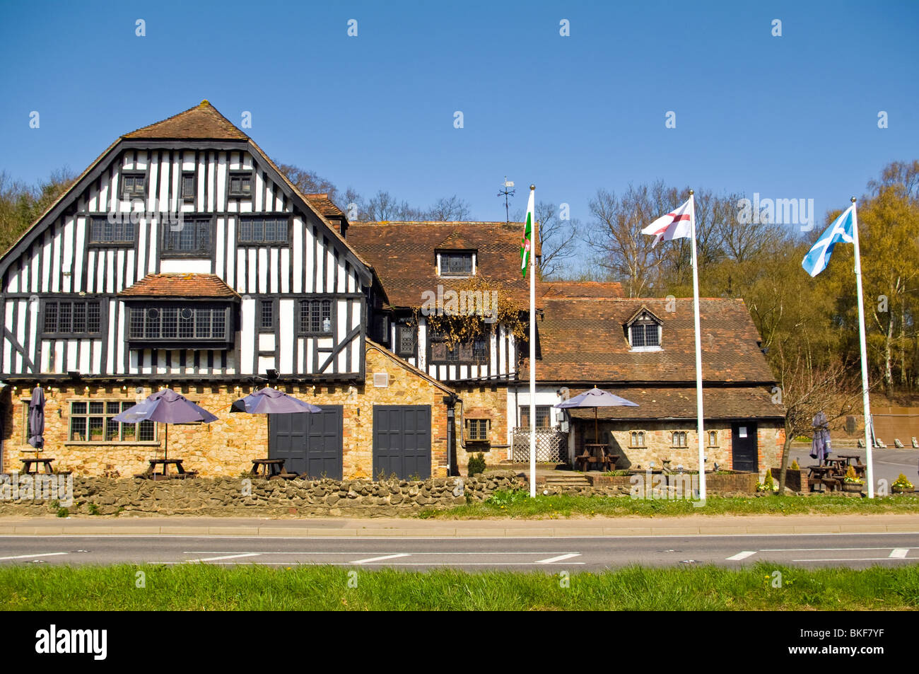 The Grasshopper Inn Moorhouse Near Westerham Kent Stock Photo