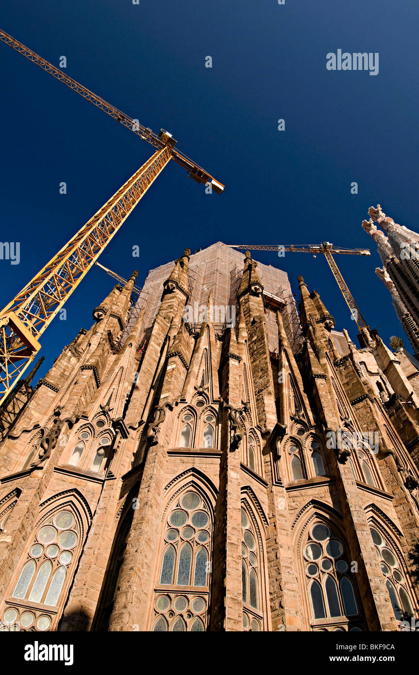 sagrada familia gaudi barcelona church which is still incomplete Stock ...
