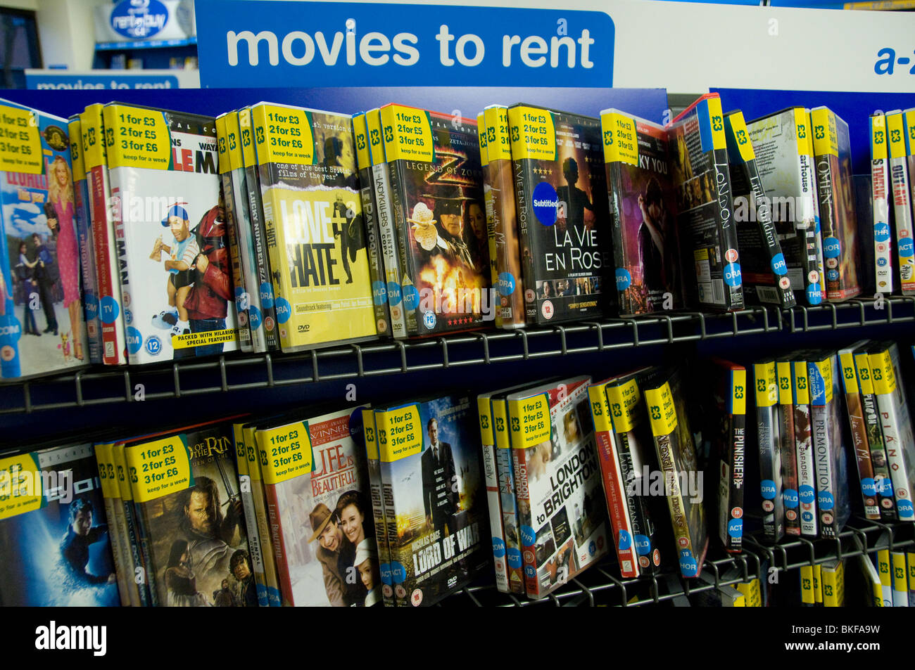 Dvd movies hires stock photography and images Alamy