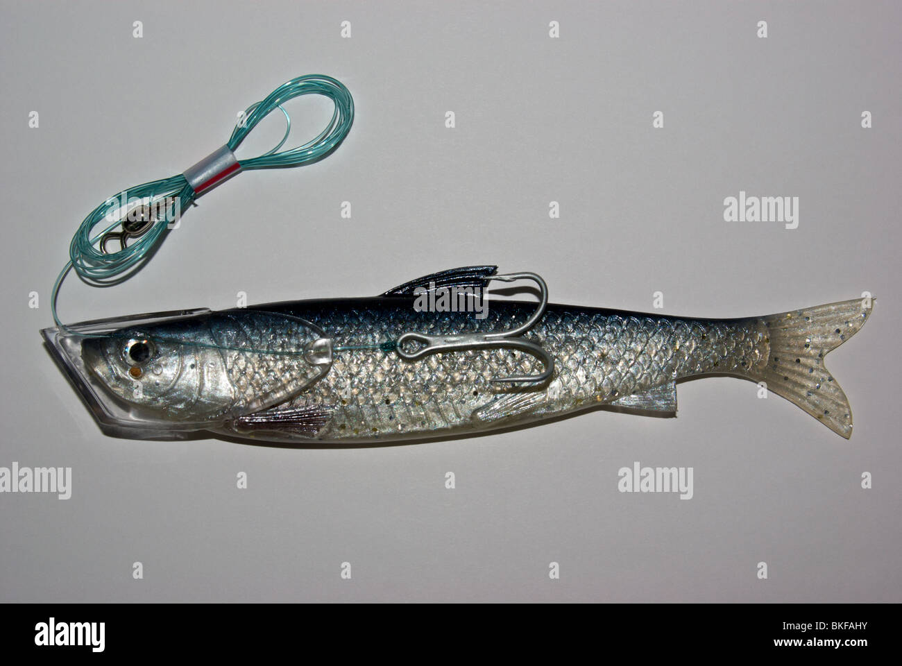 Baitrix full sized soft plastic imitation herring lure in clear