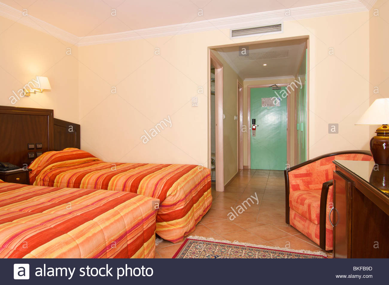 Triple Room 301 Tildi Hotel Agadir Morocco Stock Photo - 