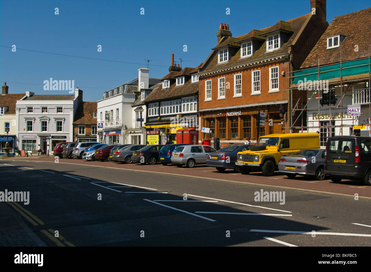 Westerham High Street Kent England Stock Photo Alamy