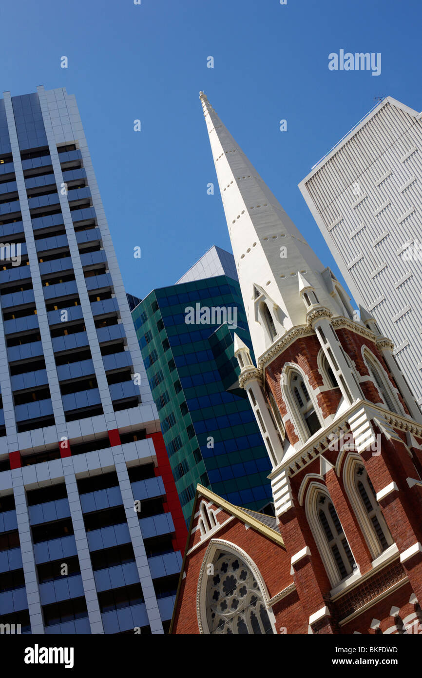 Albert Street Uniting Church in central Brisbane, Queensland, Australia Stock Photo