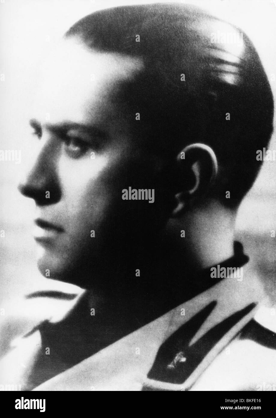 Ciano, Gian Galeazzo, 18.3.1903 - 11.1.1944, Italian politician (PNF), Foreign Minister 9.6.1936 - 25.7.1943, portrait, 1940, , Stock Photo