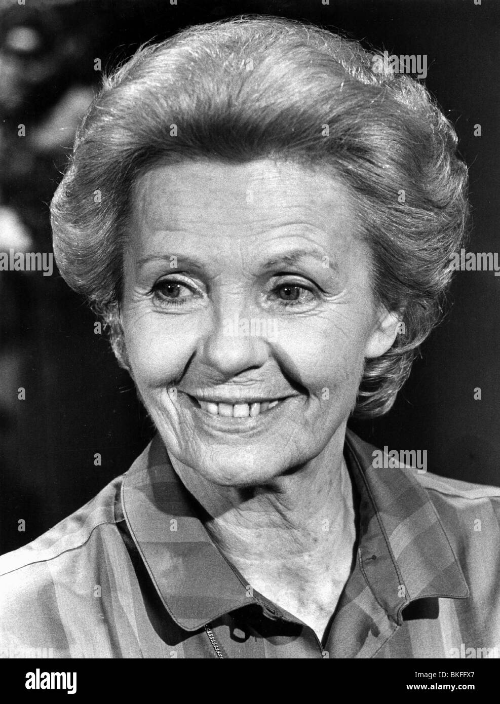 Krahl, Hilde, 10.1.1917 - 28.6 1999, German actress, portrait, 1970s, Stock Photo
